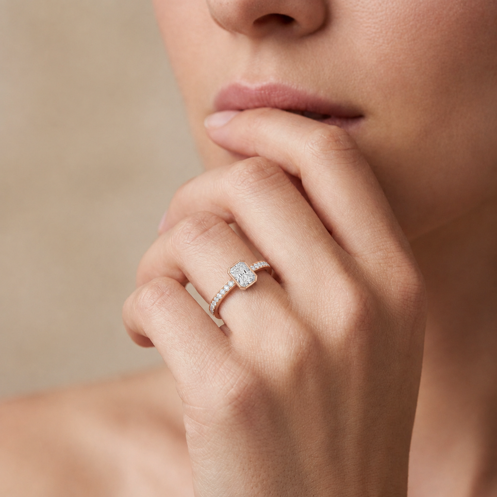 Bailey - Radiant - Rose Gold - Channel