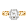 Braid - Asscher - Yellow/White Tone - Plain