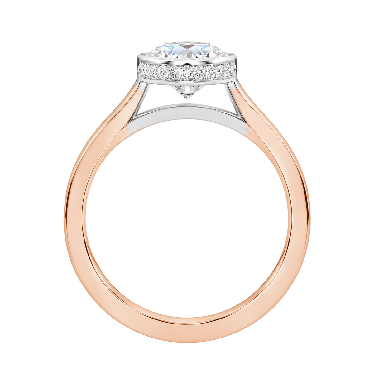 Solenne - Heart - Rose/White Tone - Channel
