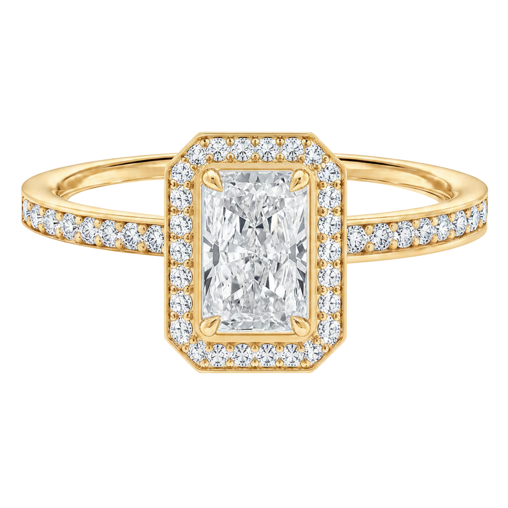 Deneuve - Radiant - Yellow Gold - Channel