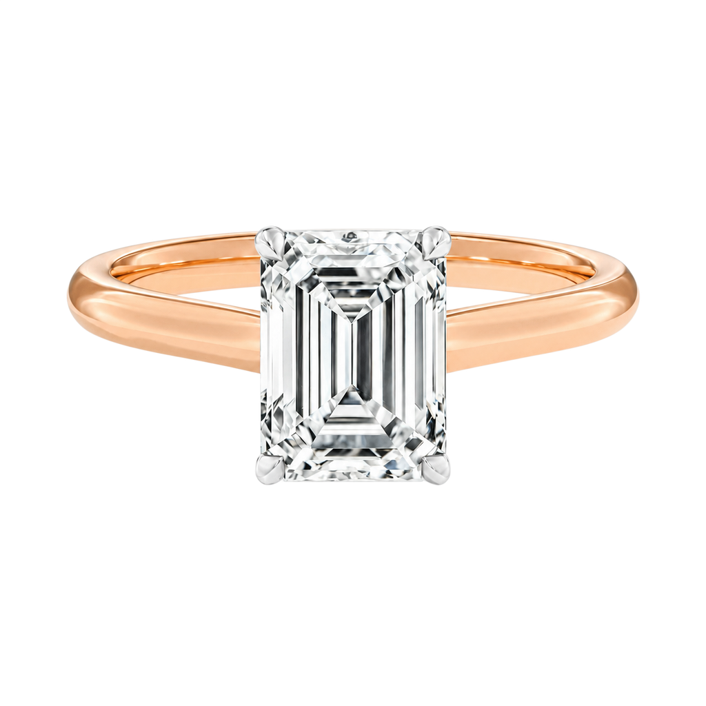 Basilica - Emerald - Rose/White Tone - Plain