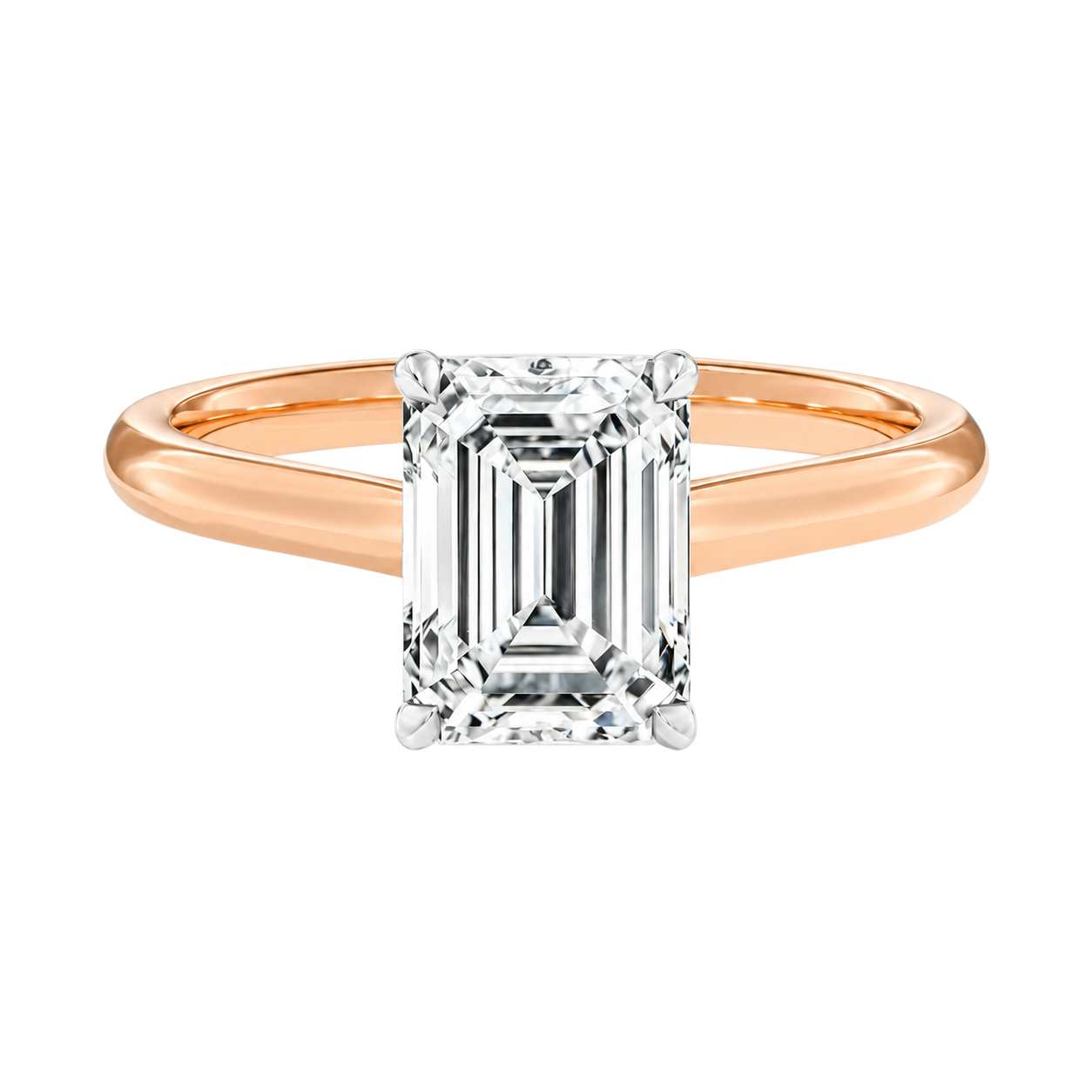 Basilica - Emerald - Rose/White Tone - Plain