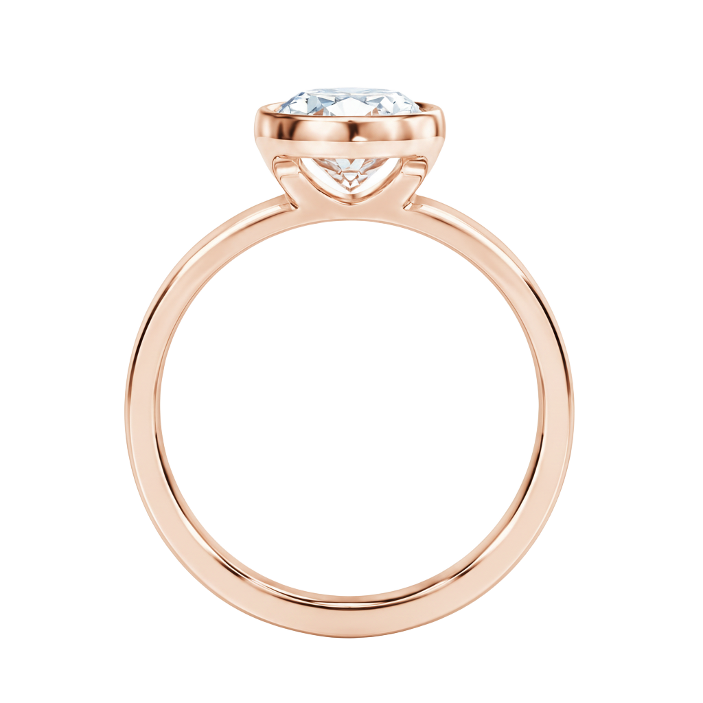 Bailey - Emerald - Rose Gold - Channel