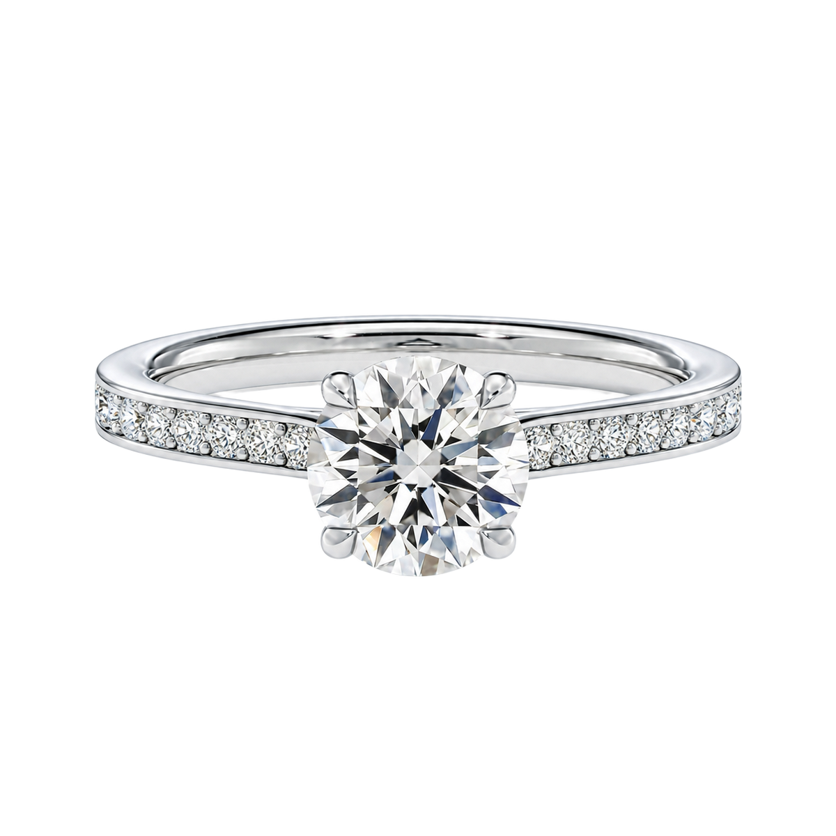 Talia - Round - Platinum - Channel