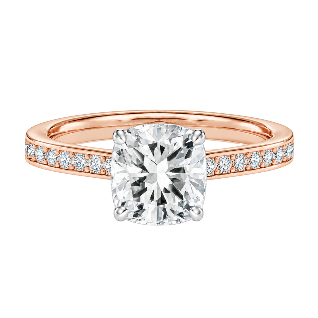 Talia - Cushion - Rose/White Tone - Channel