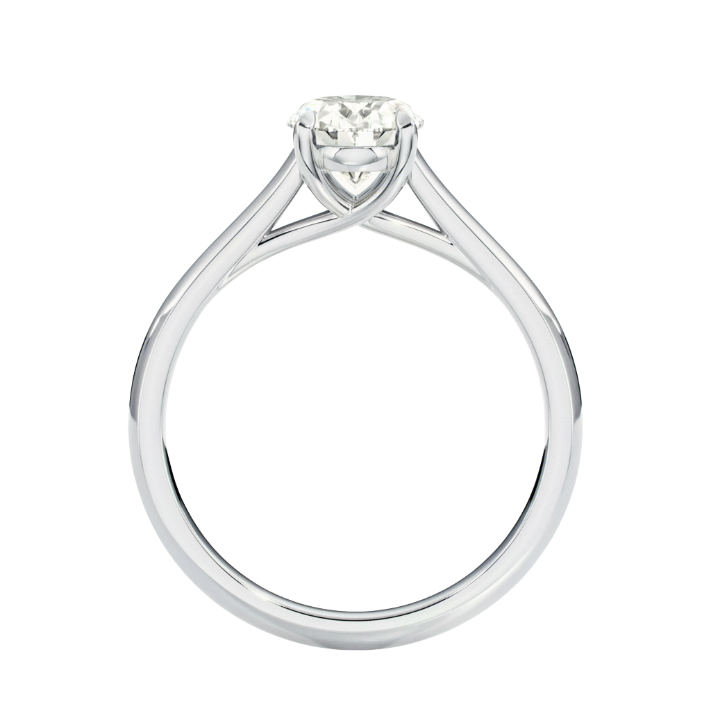 Basilica - Oval - Platinum - Plain
