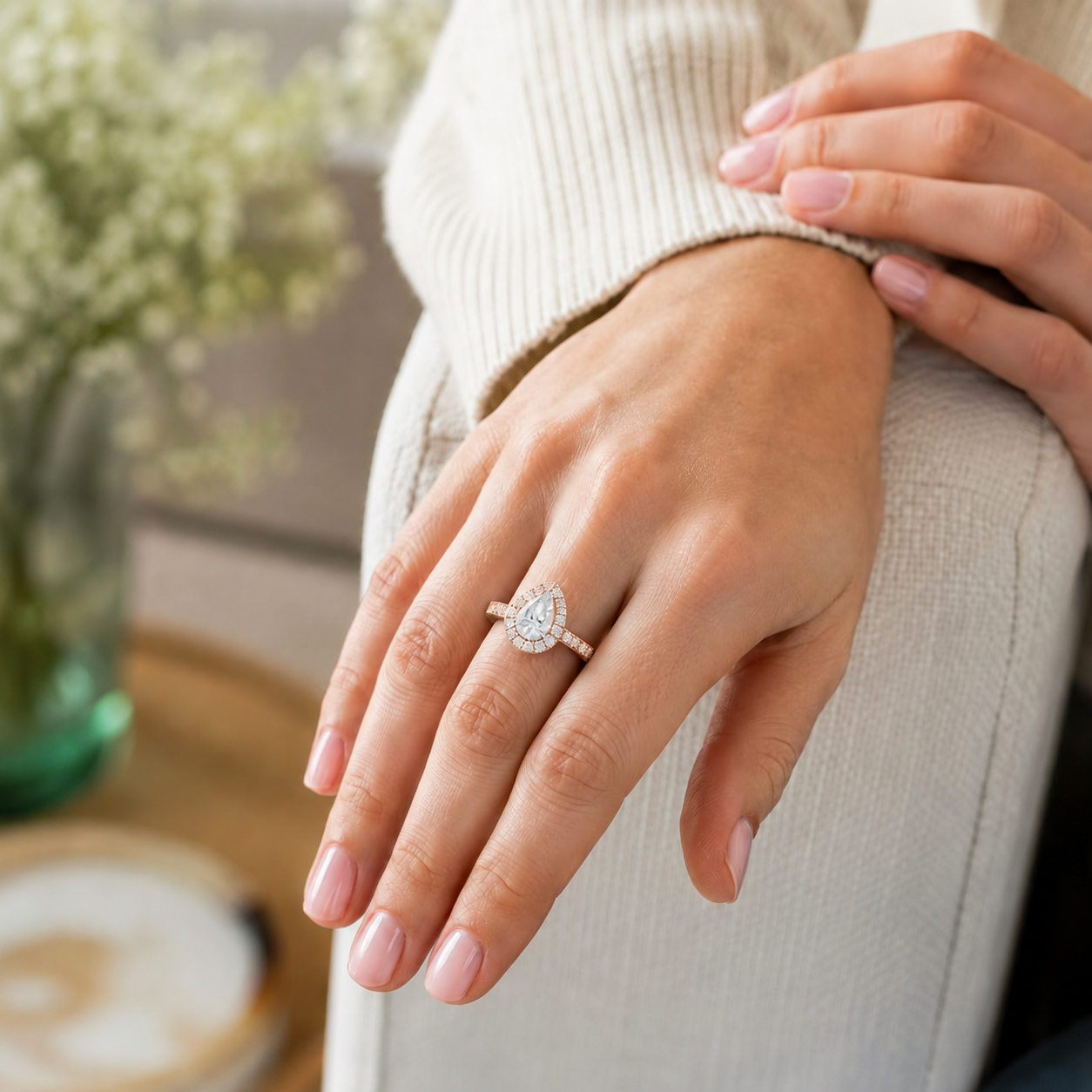 Cordelia - Pear - Rose / White Tone - Channel