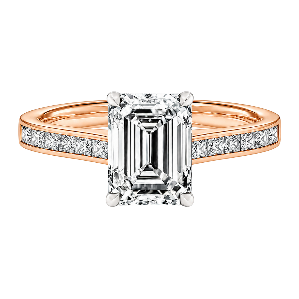 Basilica - Emerald - Rose/White Tone - Channel