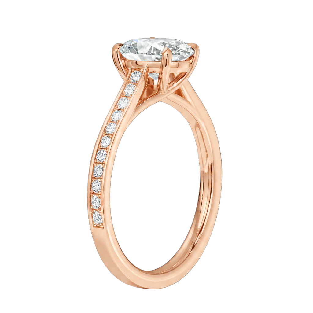 Basilica - Heart - Rose Gold - Channel