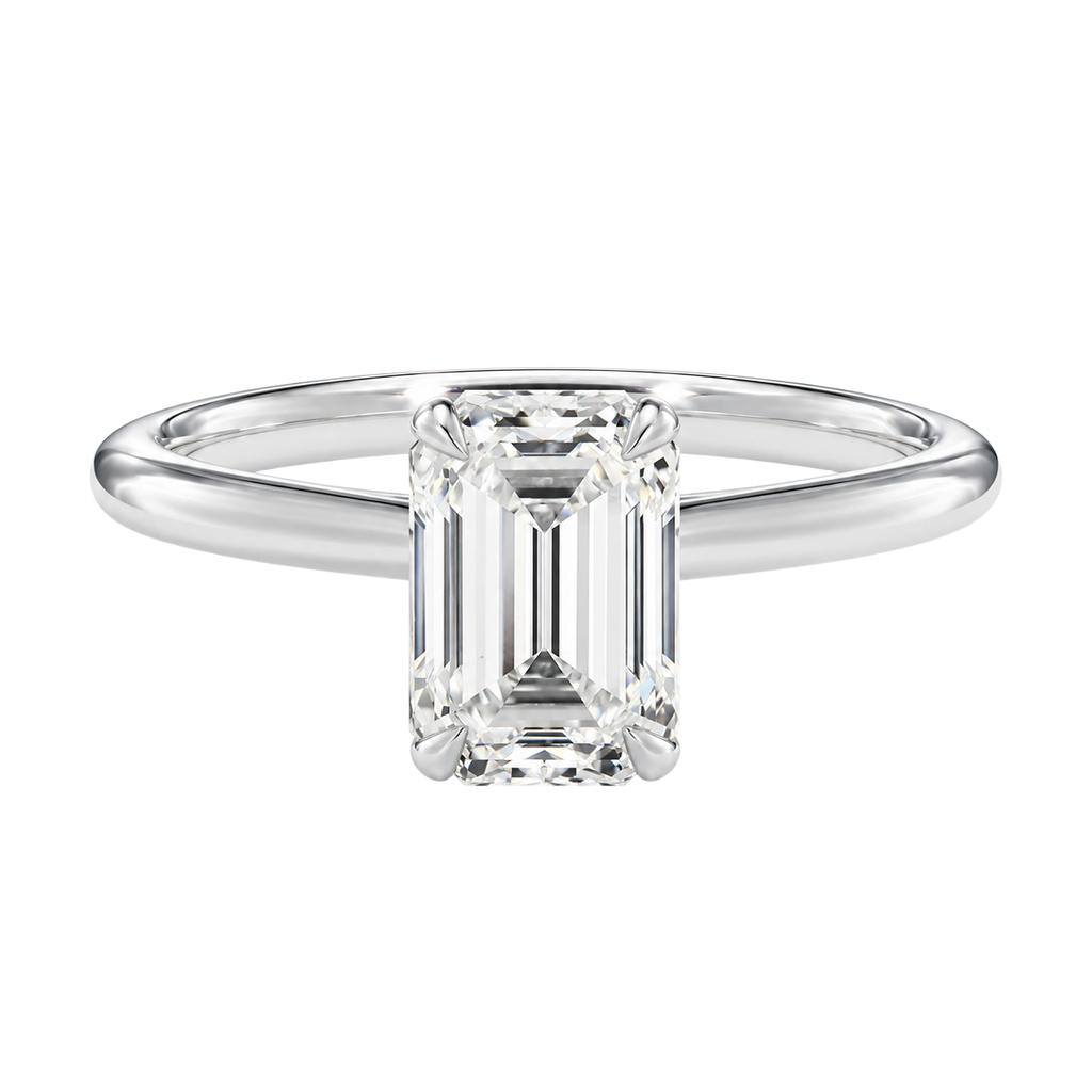 Talia - Emerald - Platinum - Plain