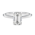 Talia - Emerald - Platinum - Plain
