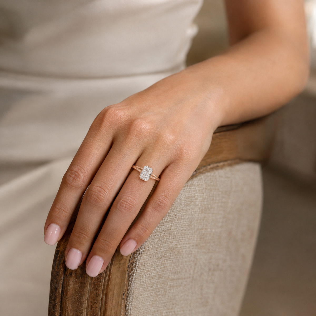 Solenne - Radiant - Rose Gold - Plain