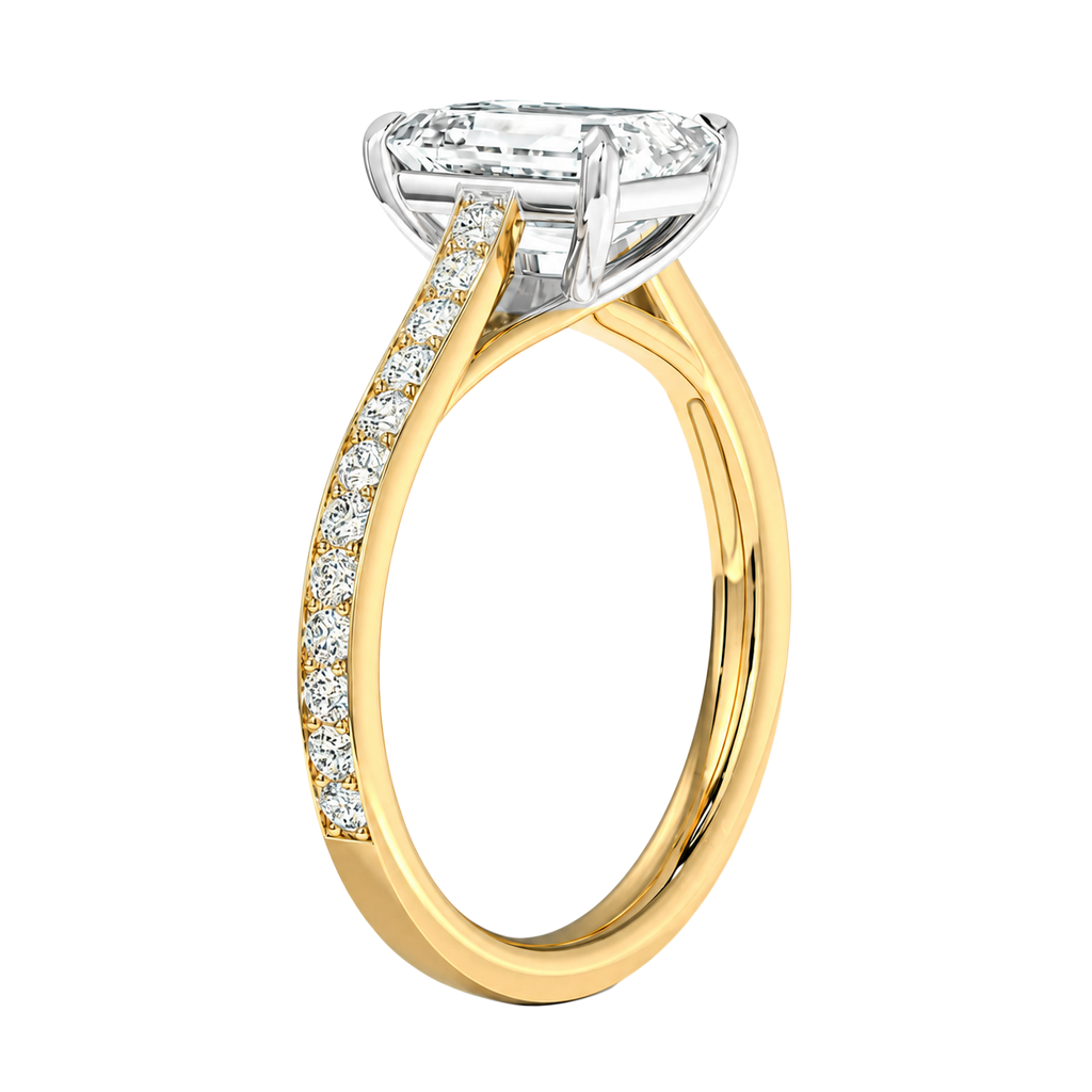 Basilica - Emerald - Yellow/White Tone - Pavé