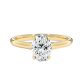 Basilica - Oval - Yellow Gold - Plain
