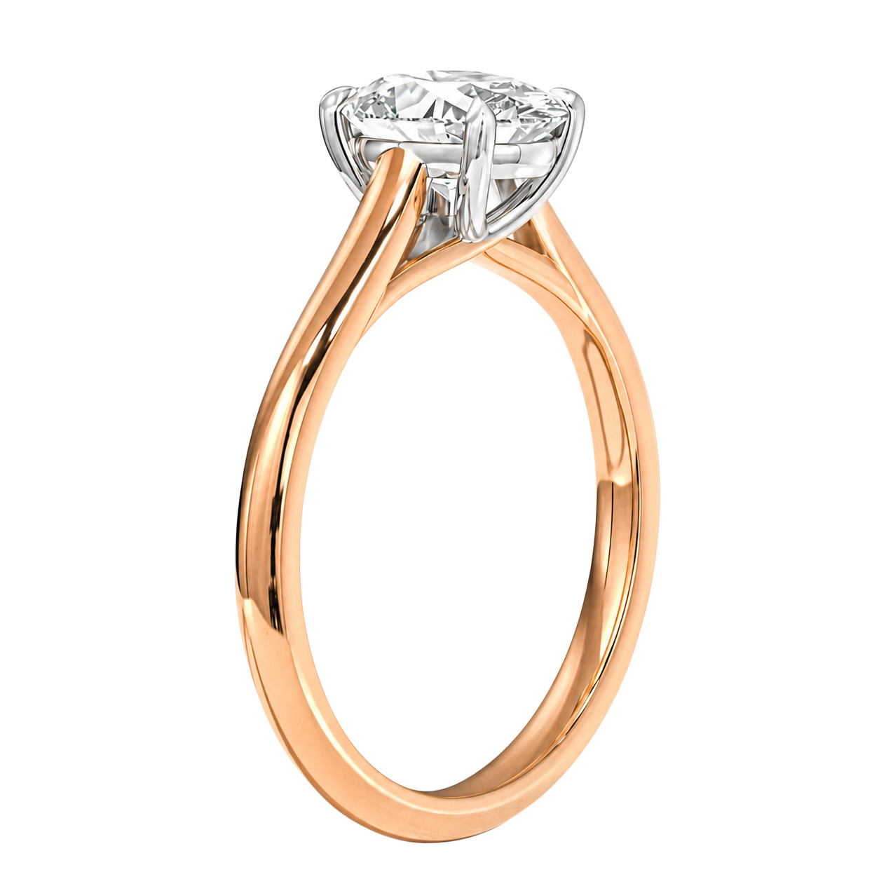 Basilica - Oval - Rose/White Tone - Plain