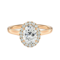 Cordelia - Oval - Rose Gold - Plain