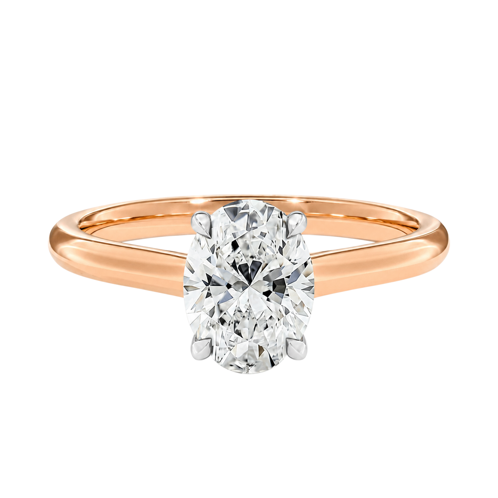 Basilica - Oval - Rose/White Tone - Plain