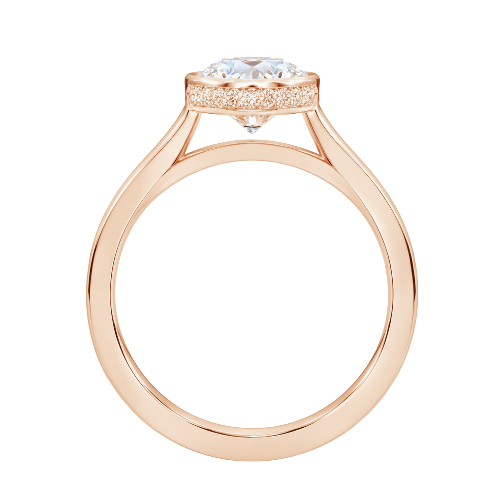 Solenne - Pear - Rose Gold - Channel