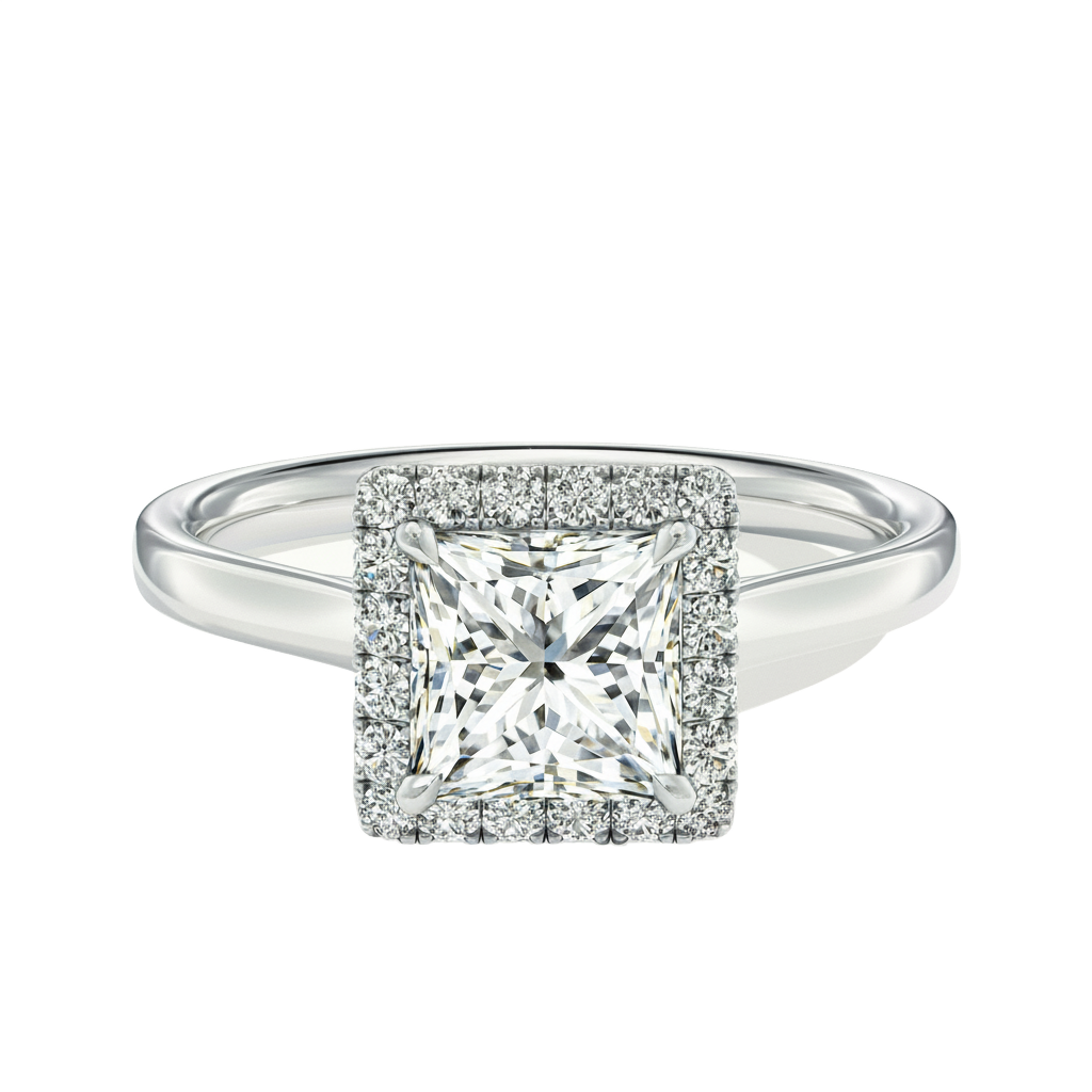 Cordelia - Princess - Platinum - Plain