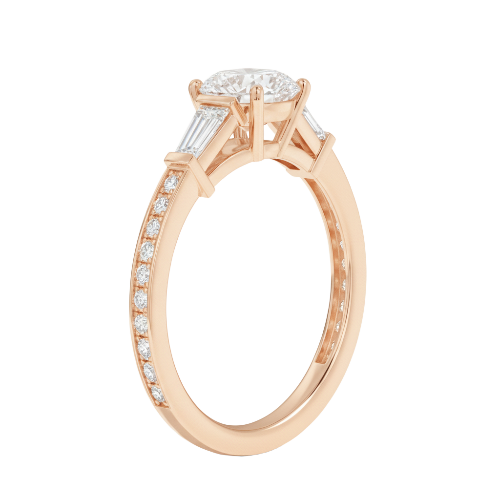 Auroré - Round - Rose Gold - Channel