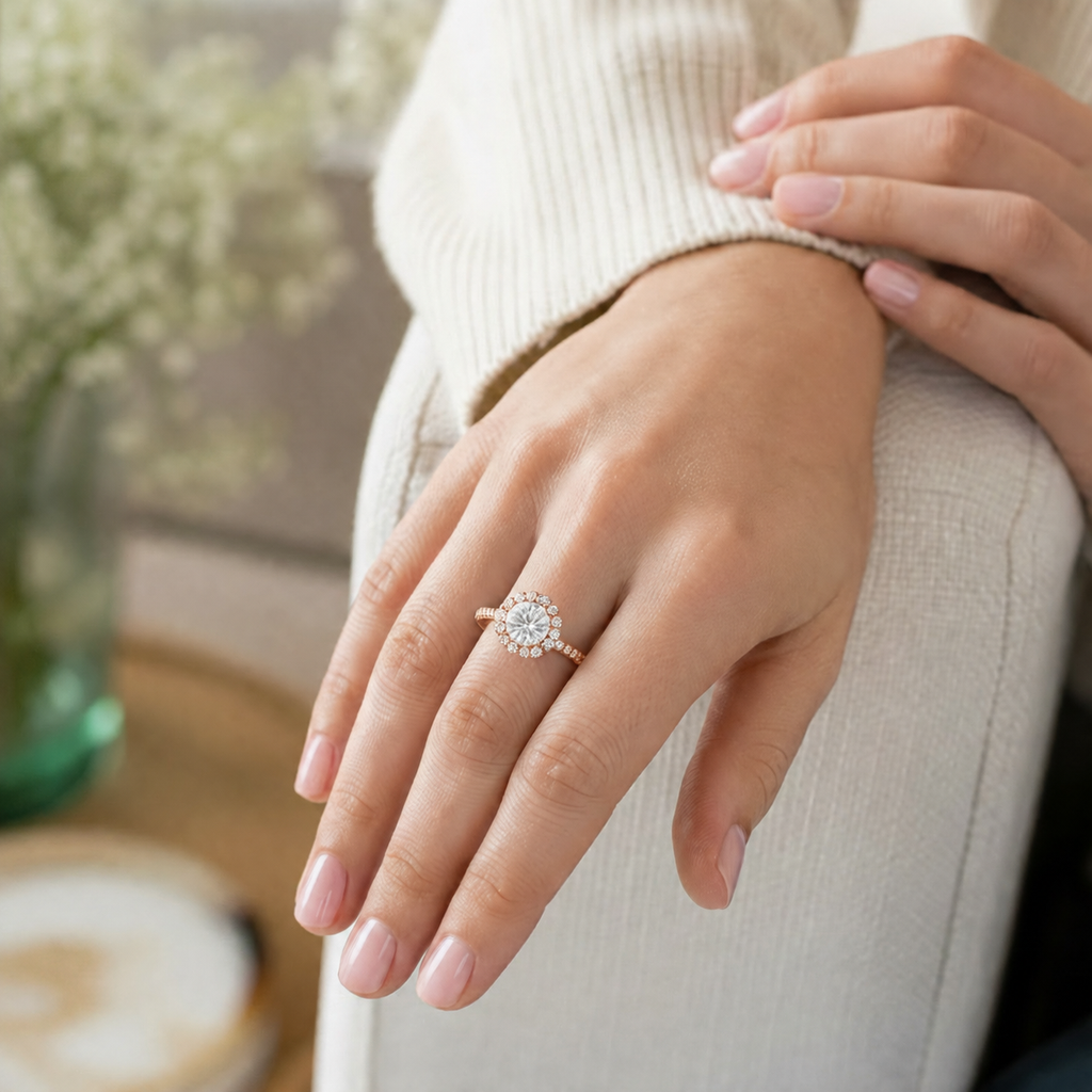 Cordelia - Round - Rose / White Tone - Channel