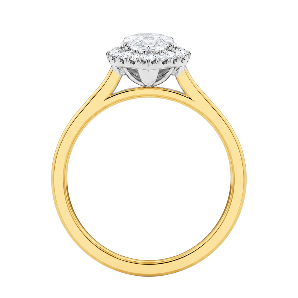 Cordelia - Marquise - Yellow / White Tone - Channel