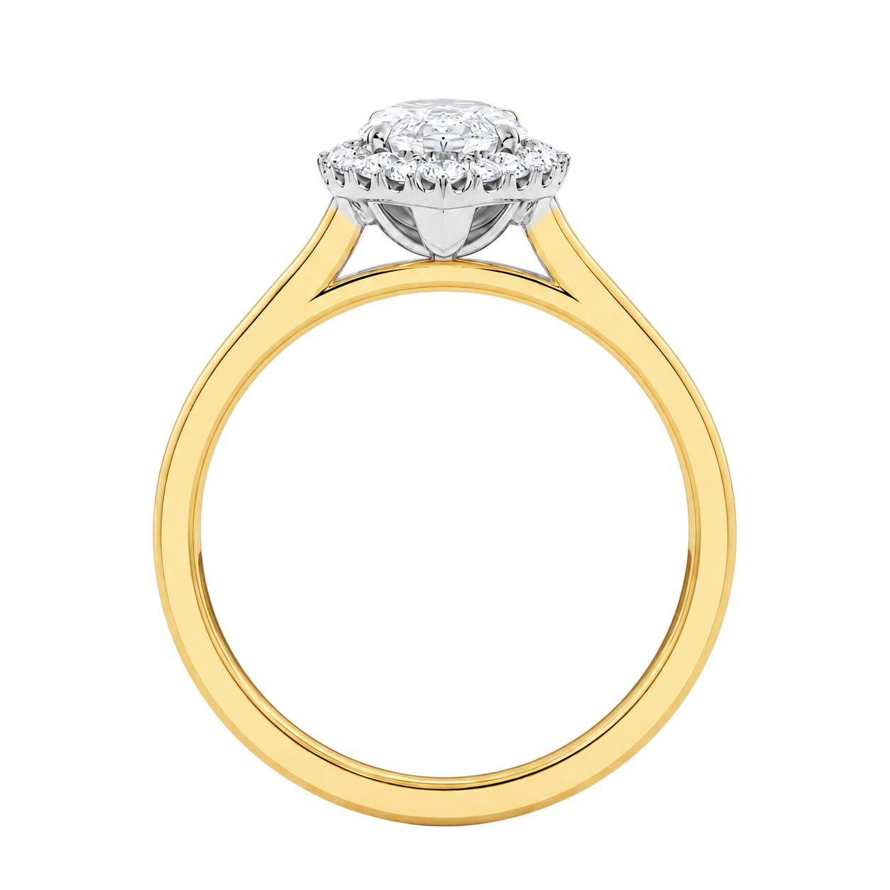 Cordelia - Marquise - Yellow / White Tone - Channel
