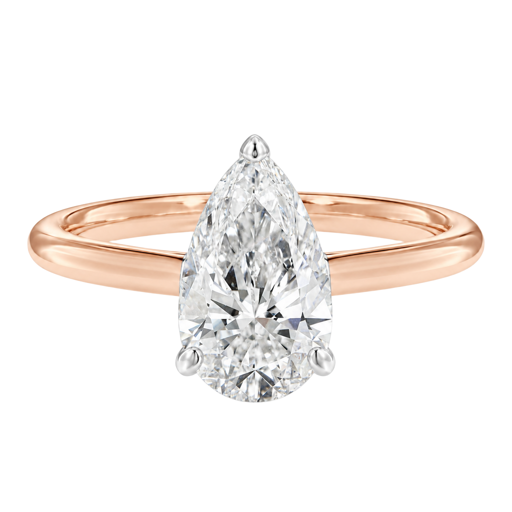 Talia - Pear - Rose/White Tone - Plain