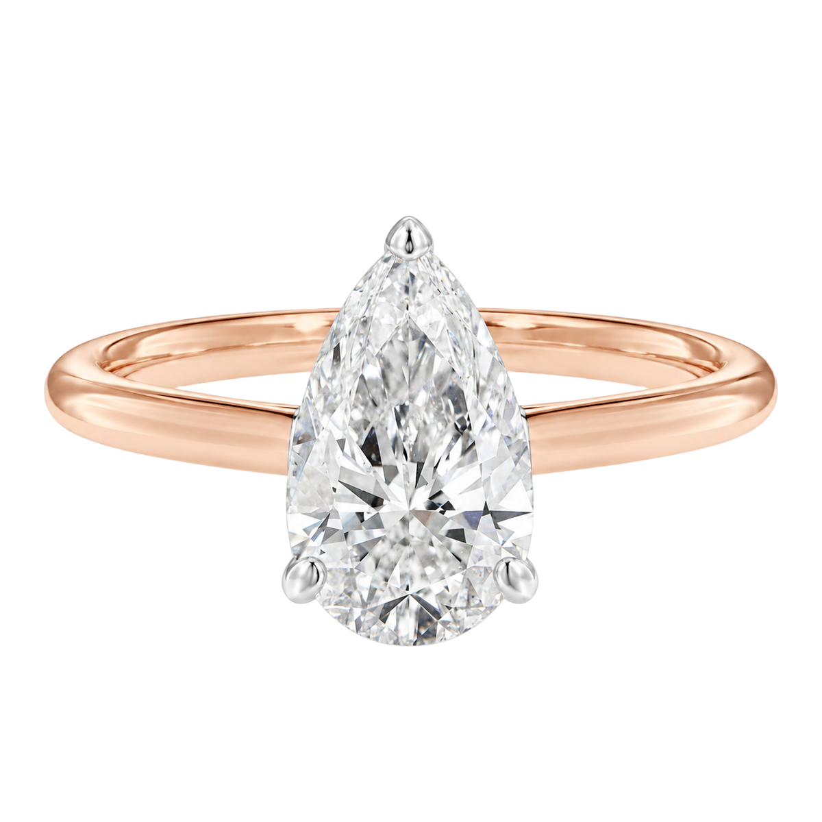 Talia - Pear - Rose/White Tone - Plain