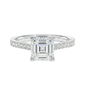Basilica - Asscher - Platinum - Pavé