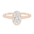 Solenne - Oval - Rose Gold - Channel