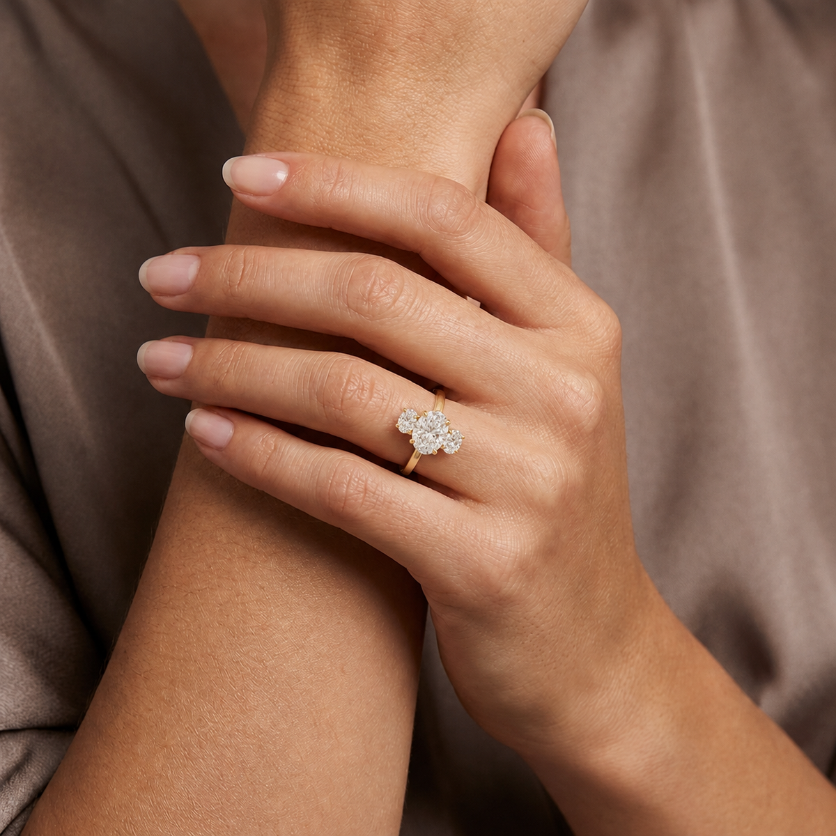 Elysium - Oval - Yellow Gold - Plain