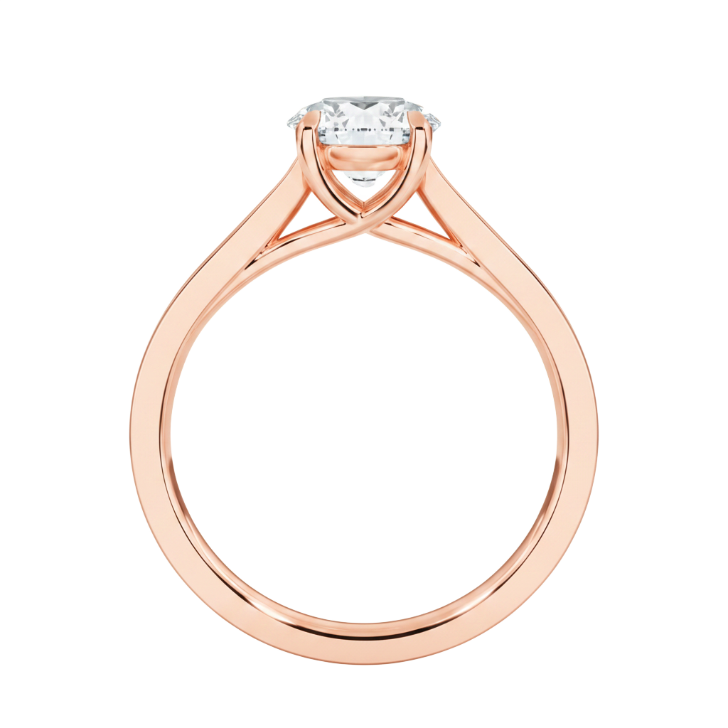 Basilica - Round - Rose Gold - Channel