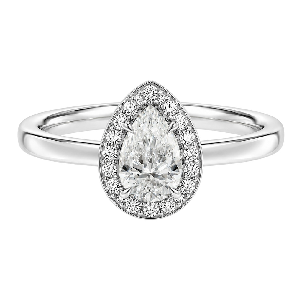 Deneuve - Pear - Platinum - Plain