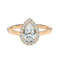 Cordelia - Pear - Rose Gold - Plain