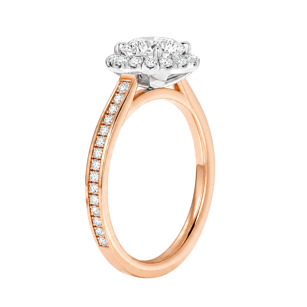 Cordelia - Round - Rose / White Tone - Channel