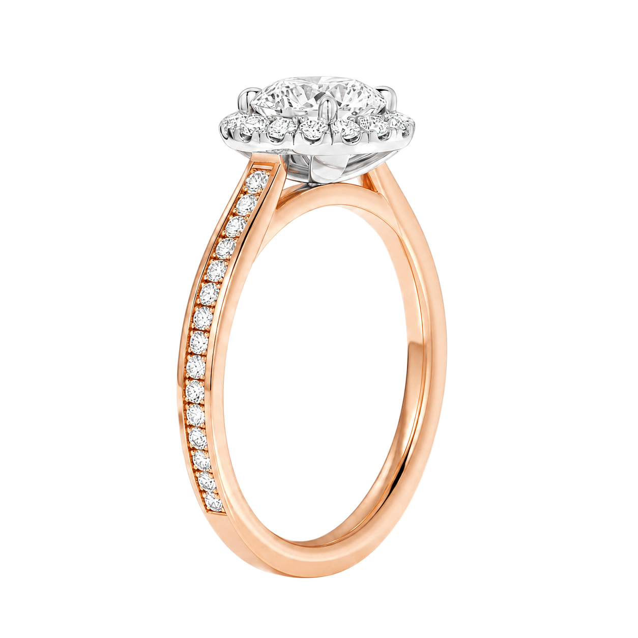 Cordelia - Round - Rose / White Tone - Channel