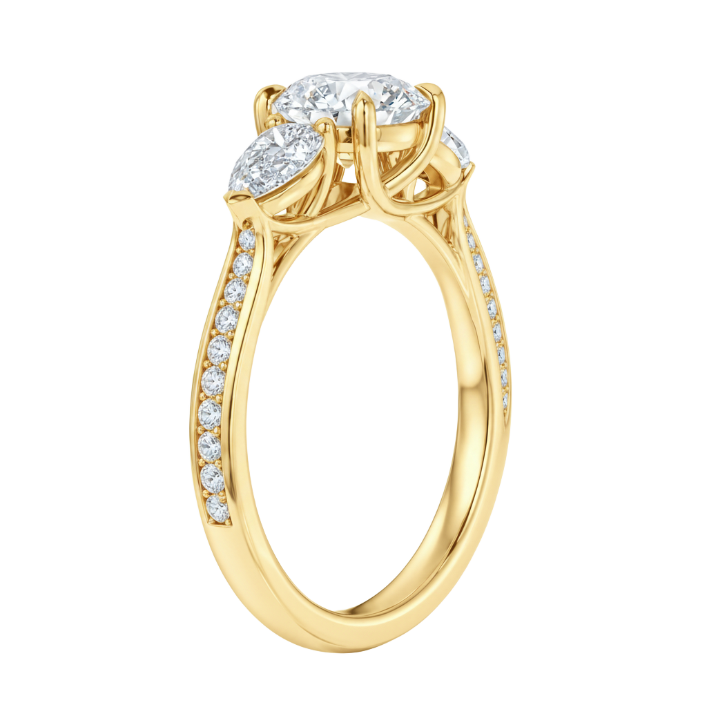 Halcyon - Oval - Yellow Gold - Channel