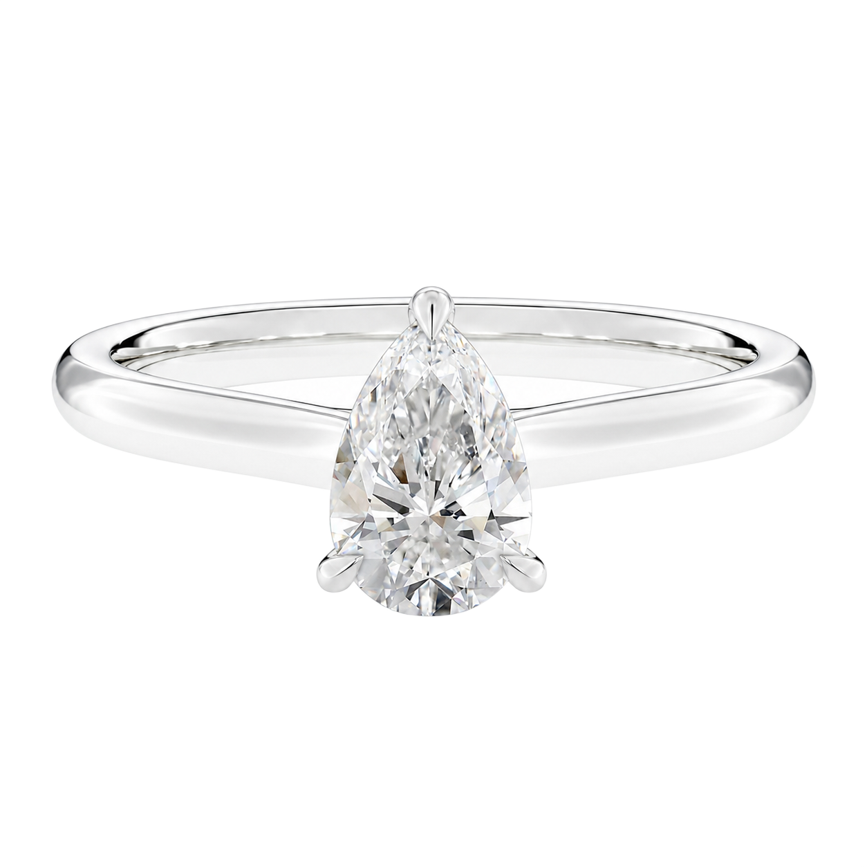 Basilica - Pear - Platinum - Plain