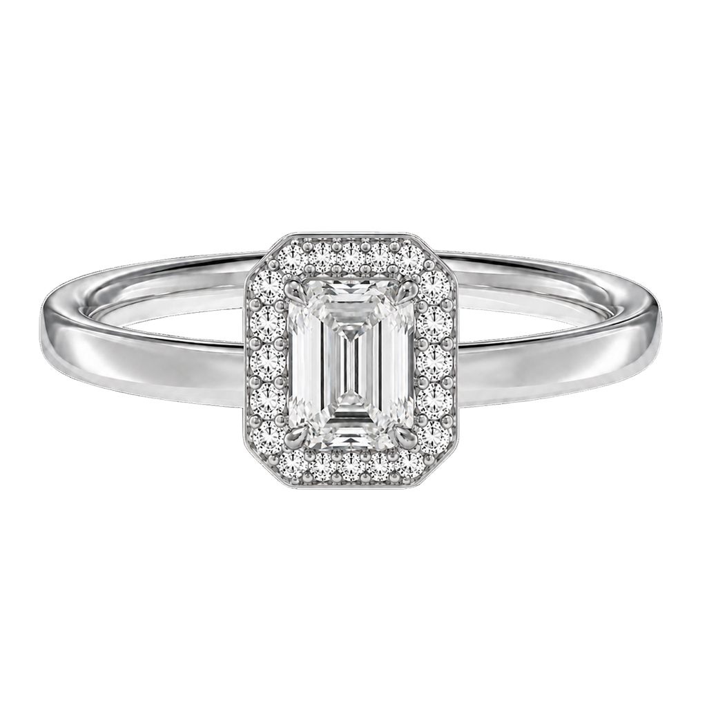 Deneuve - Emerald - Platinum - Plain