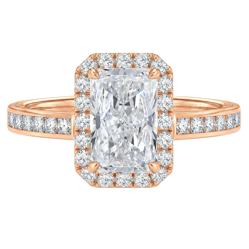 Cordelia - Radiant - Rose Gold - Channel