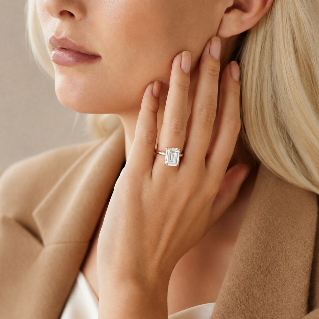 Basilica - Radiant - Rose Gold - Plain