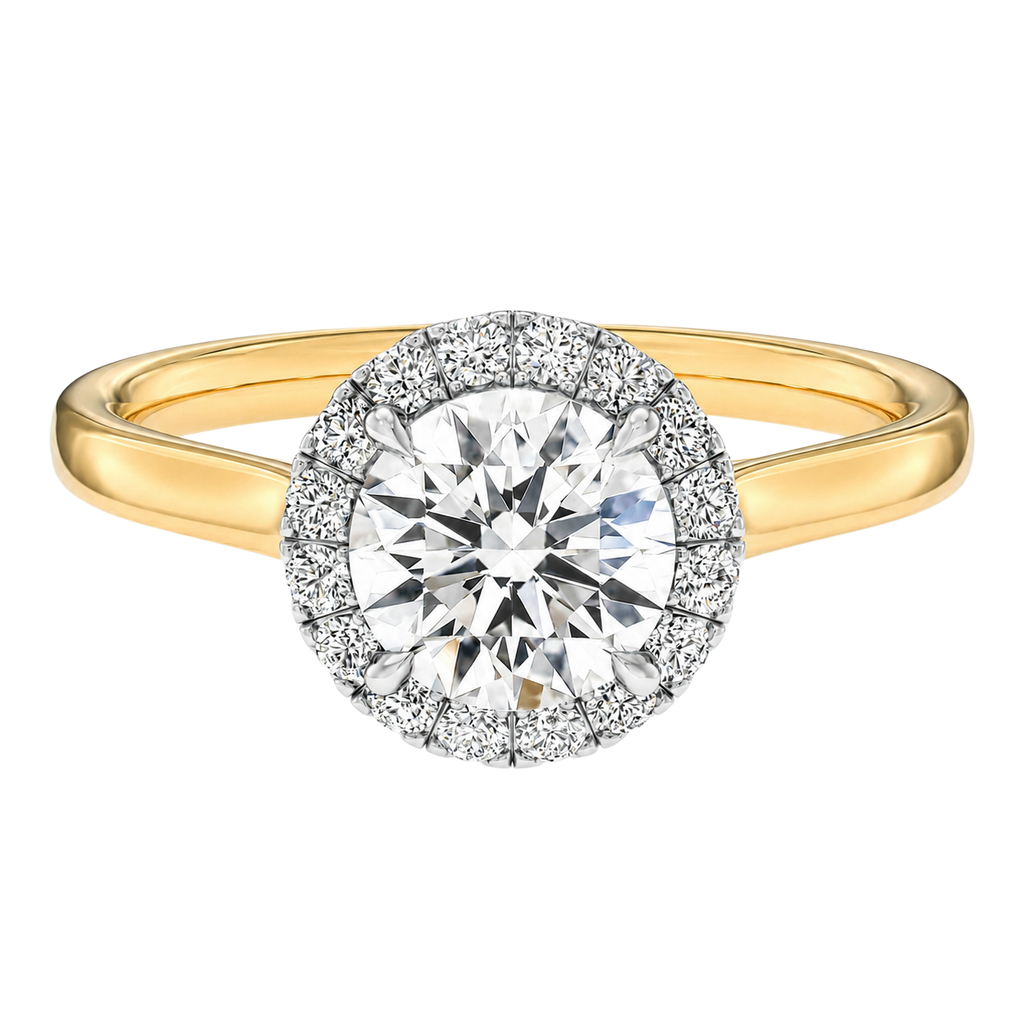 Cordelia - Round - Yellow / White Tone - Plain