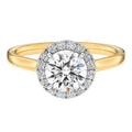Cordelia - Round - Yellow / White Tone - Plain