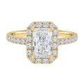 Cordelia - Radiant - Yellow Gold - Pavé