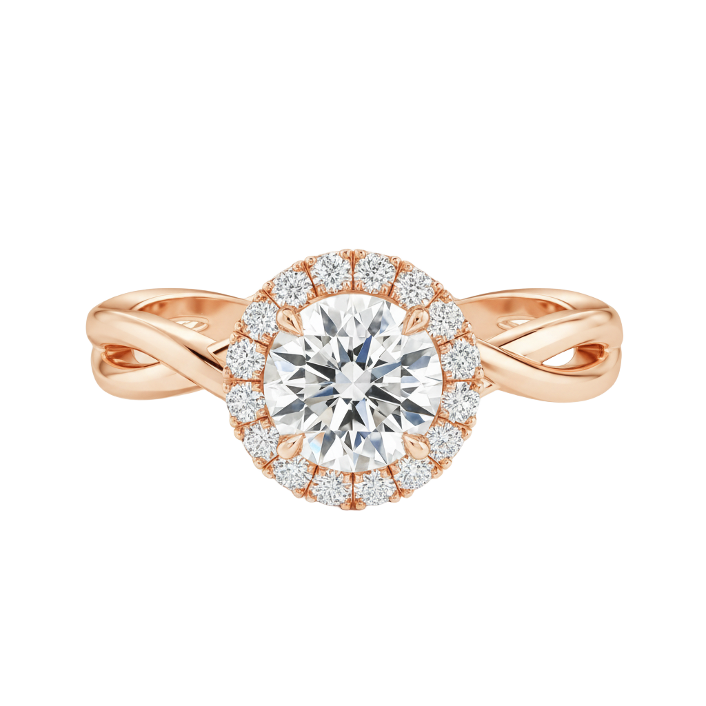Braid - Round - Rose Gold - Plain