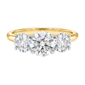 Trinity - Round - Yellow/White Tone - Plain