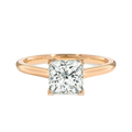 Basilica - Princess - Rose Gold - Plain