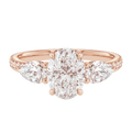 Halcyon - Oval - Rose Gold - Channel