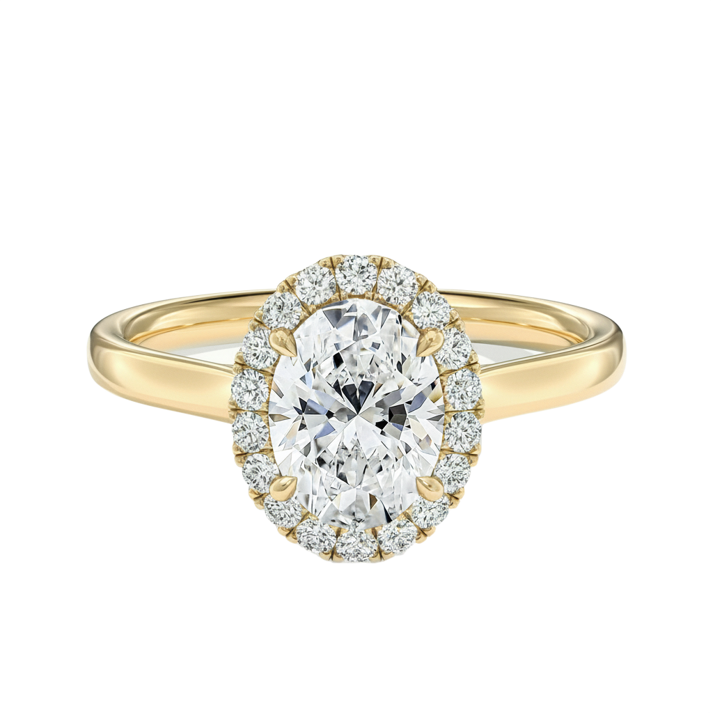 Cordelia - Oval - Yellow Gold - Plain